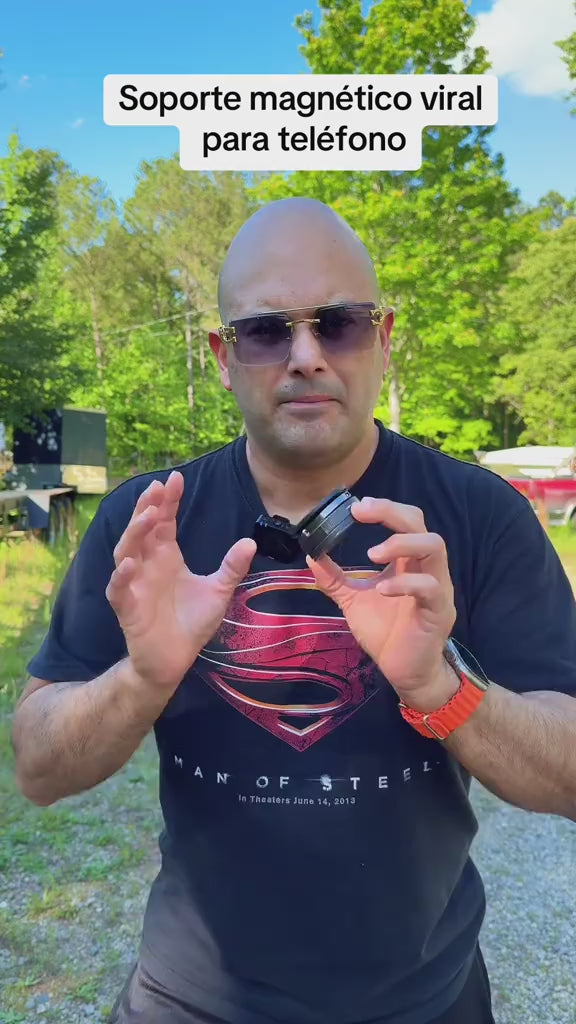Soporte Magnético con Succión al Vacío 🚙