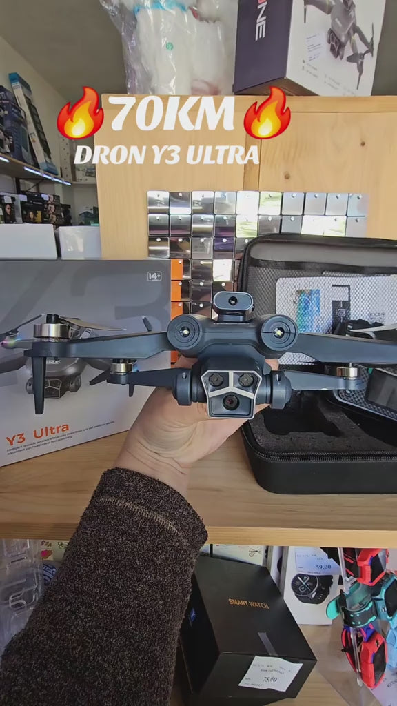 Drone Y3 Ultra con Control Remoto y Pantalla – Innovación, Diversión y Control Total