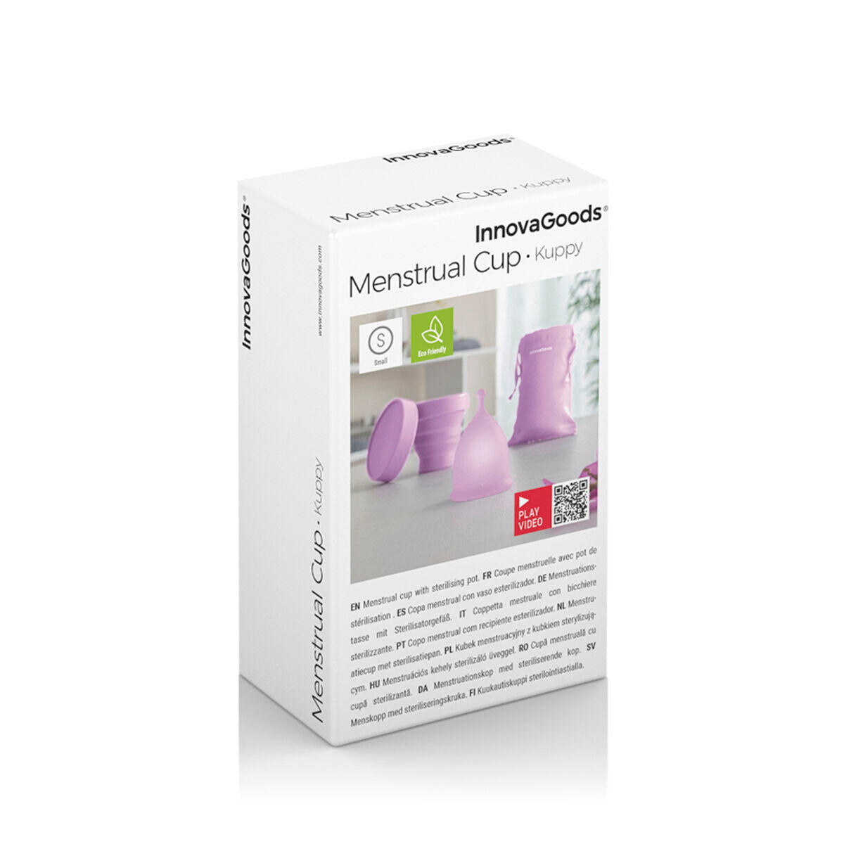 Copo menstrual ecomzent com acessórios