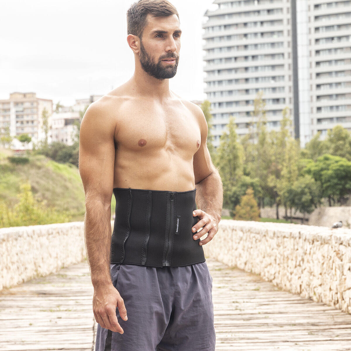 Faja Deportiva Adelgazante con Efecto Sauna Redle InnovaGoods